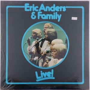 Eric Anders & Family Live! 1982 Faith Bible Arvada Co EA104 12" LP Record SEALED